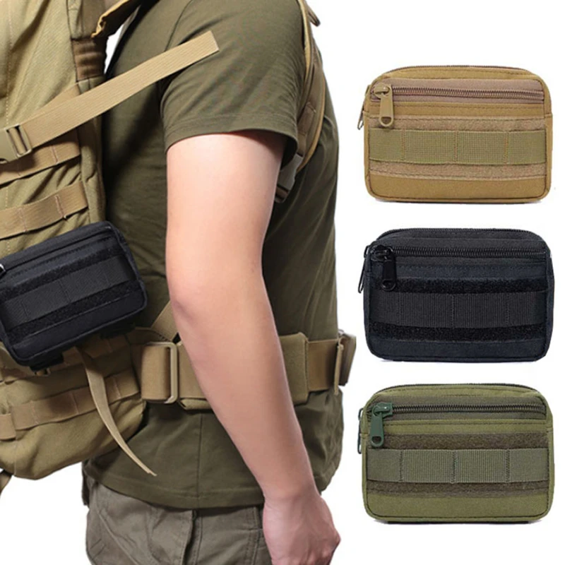 Travel Accessories Hip Belt - 二層式EDCパック メンズ モールシステム対応 ウエストベルト オックスフォード ヒップポーチ