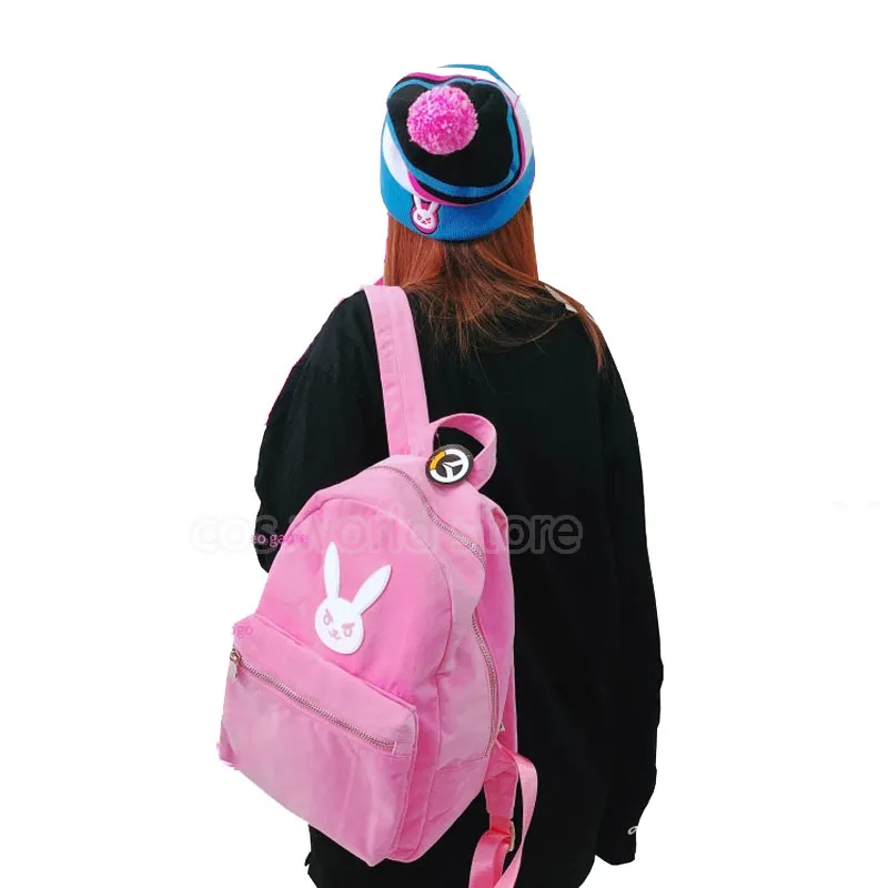 Travel Accessories Pink - 女性のためのアニメオーバーウォッチ,かわいいピンクのランドセル,ファッショナブルなショルダーバッグ,アウトドア旅行,学生