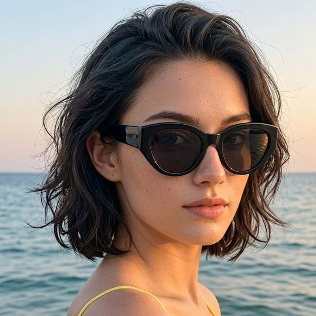 Travel Accessories Luxury - 女性男性クラシックキャットアイ偏光サングラス高品質フレーム高級ブランドデザイナーサングラスアウトドアトラベルアクセサリーレンズ