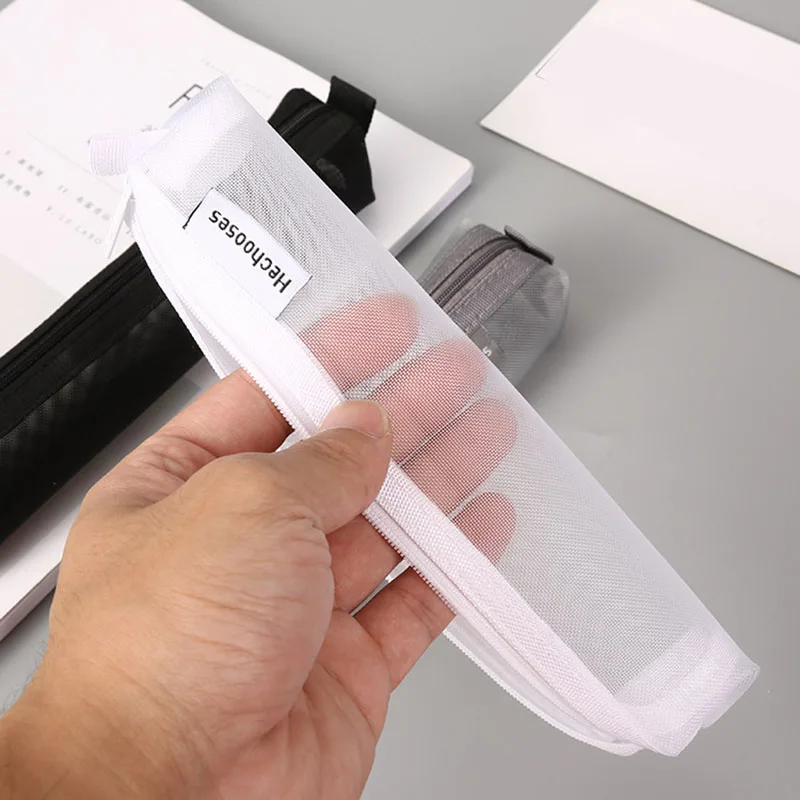 Travel Accessories Pouch For Men - 1 個化粧ブラシトラベルケース化粧品トイレタリーバッグオーガナイザー男性女性美容ツールメッシュキットポーチ洗浄収納アクセサリー