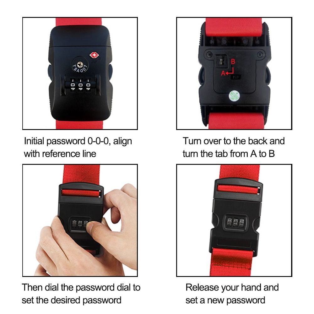 調節可能なトラベルストラップ,荷物用,クロスストラップ,ベル - Travel Lock Tsa Approved のレビューと価格