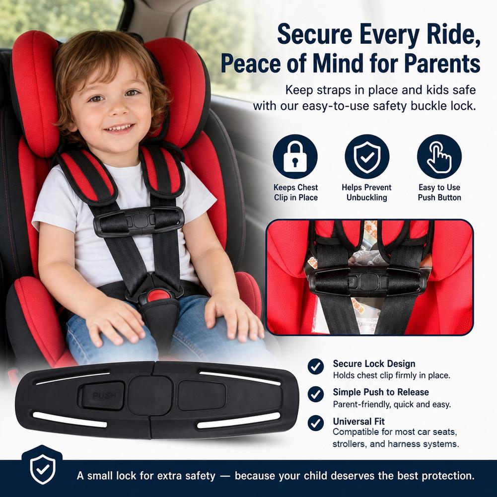車のチャイルドシートストラップクリップバックルチェストハーネ - Travel Accessories With Baby のレビューと価格