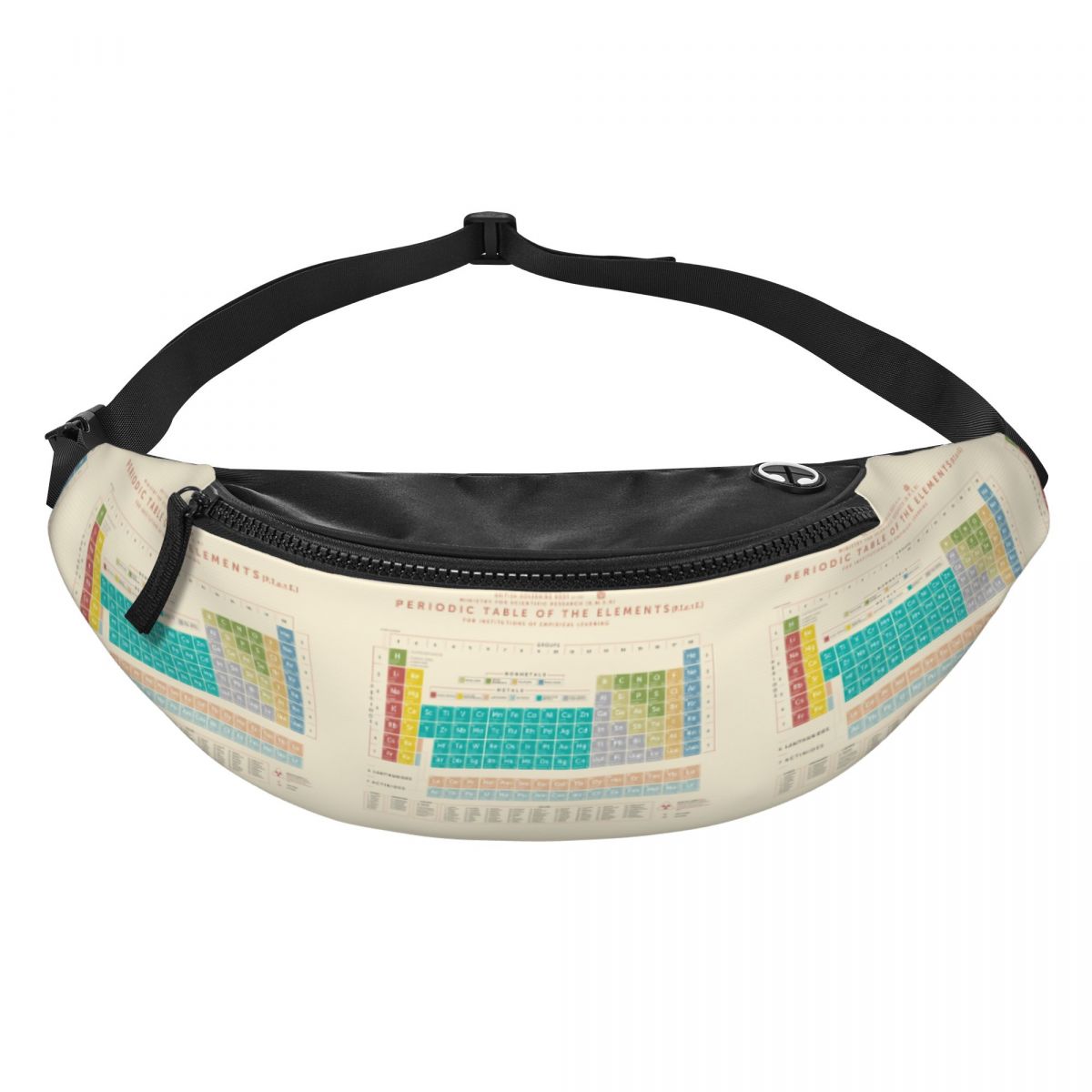 クールエレメント周期表ファニーパック旅行用男性女性科学化学化 - Travel Accessories Pouch For Men のレビューと価格