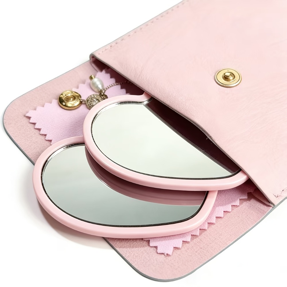 10/20/30セット ハート型ピンクガラス化粧鏡とお揃いの - Travel Accessories Pink のレビューと価格