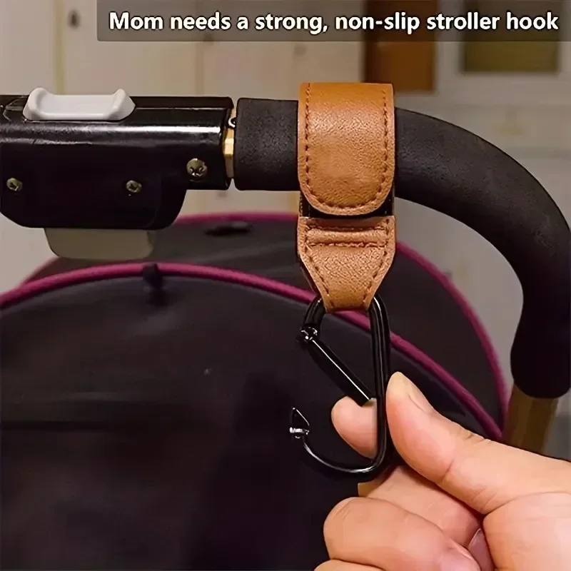ベビーカーフック ファッションPUレザー製 調節可能 ベビー - Travel Accessories For 10 Year Old Girl のレビューと価格