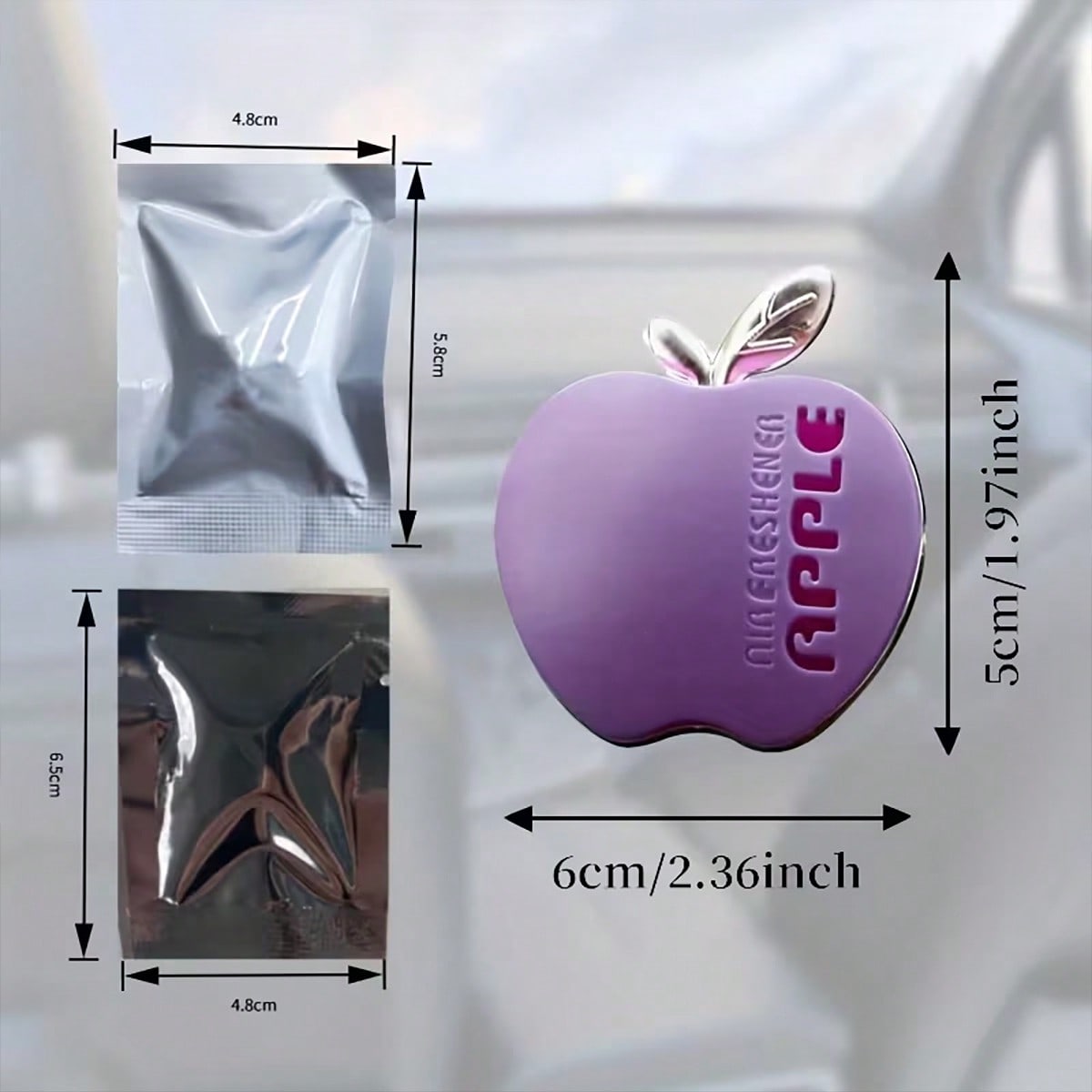5つの香りの良いアイテム+1つのリンゴ型高級フレグランス長持 - Travel Accessories Apple のレビューと価格