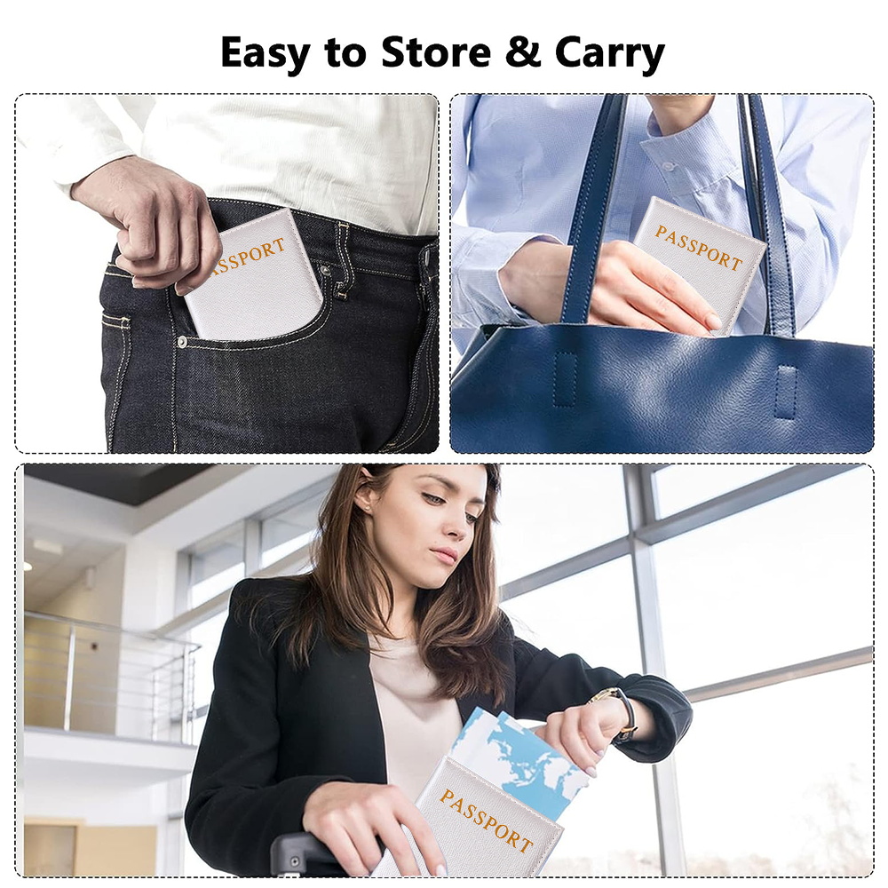 PUレザーパスポートカバー,カードケースカバー,ピンクのレタ - Travel Accessories Pink のレビューと価格