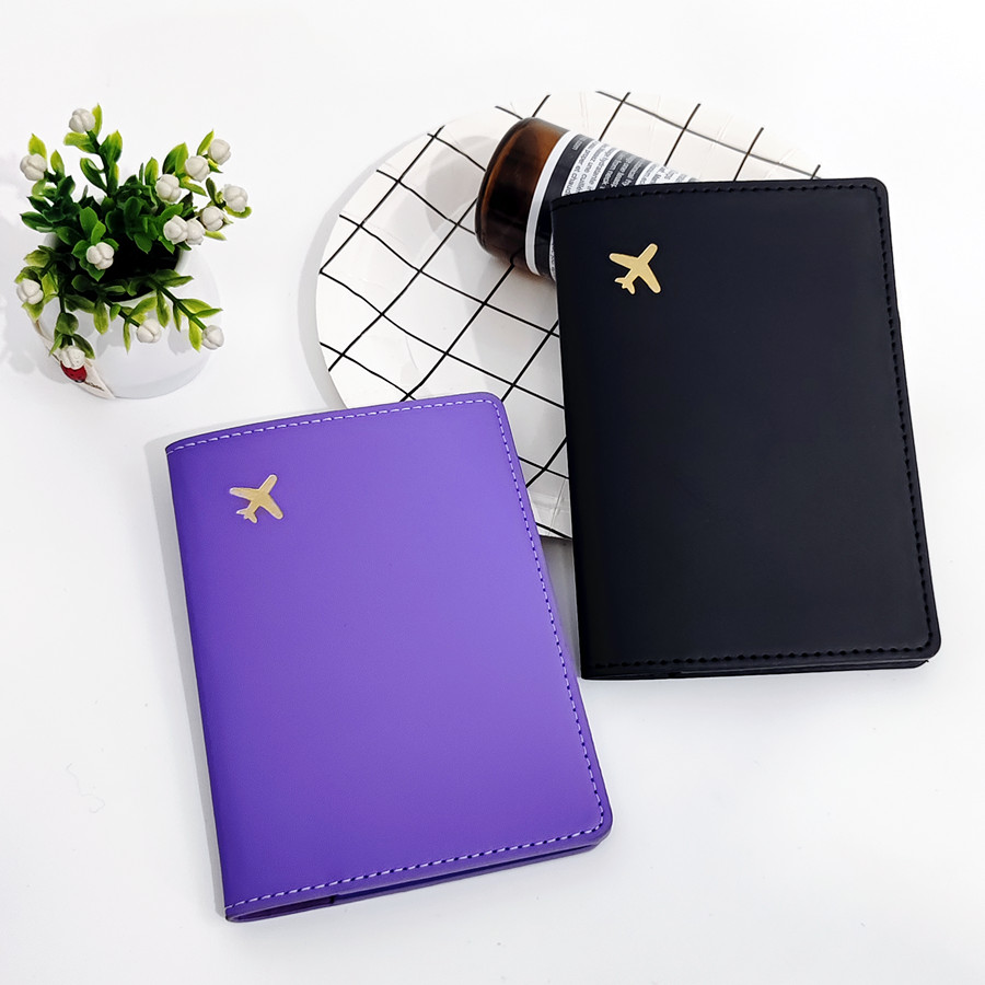 2 個セット恋人や姉妹 PU レザー飛行機パスポートカバーケ - Travel Accessories On Plane のレビューと価格