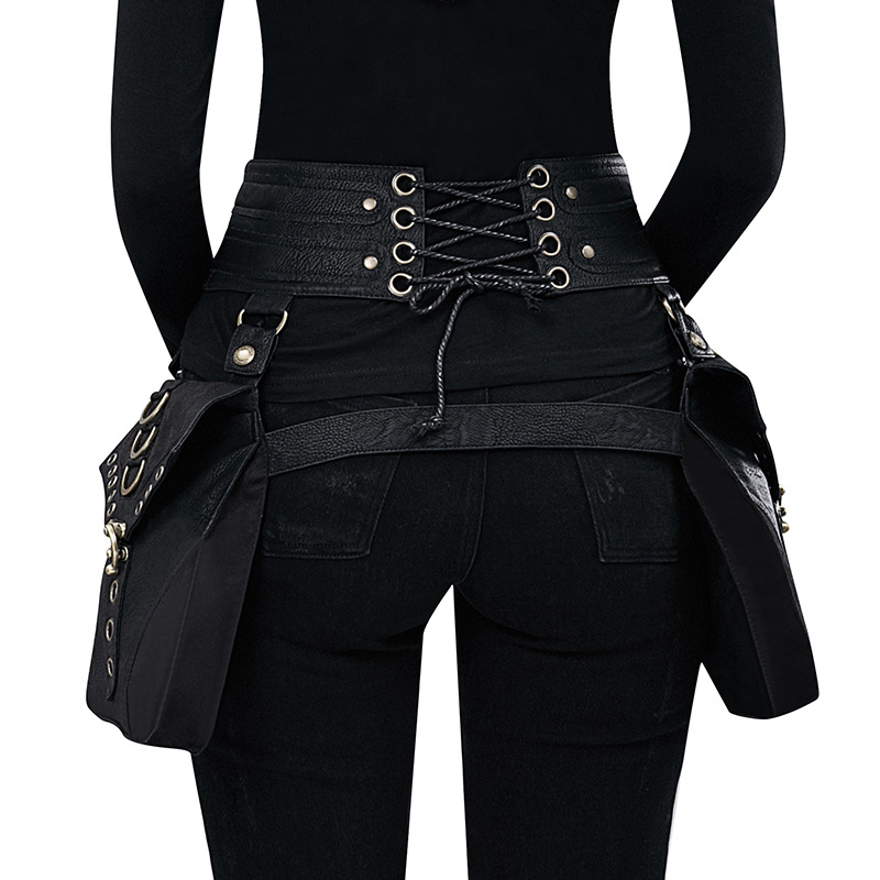 スチームパンク手作りユーティリティヒップベルトバッグ女性用フ - Travel Accessories Hip Belt のレビューと価格