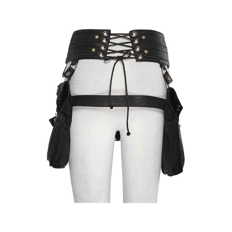 スチームパンク手作りユーティリティヒップベルトバッグ女性用フ - Travel Accessories Hip Belt のレビューと価格
