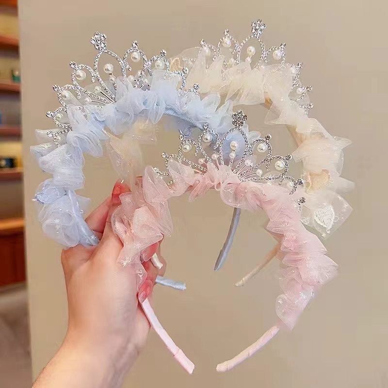 甘い素敵な女の子のヘッドバンドヘアアクセサリーピンクブルーレ - Travel Accessories Pink のレビューと価格