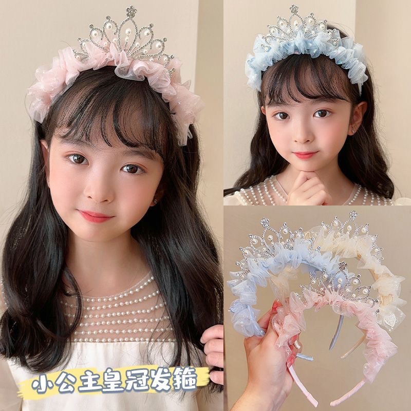 甘い素敵な女の子のヘッドバンドヘアアクセサリーピンクブルーレ - Travel Accessories Pink のレビューと価格