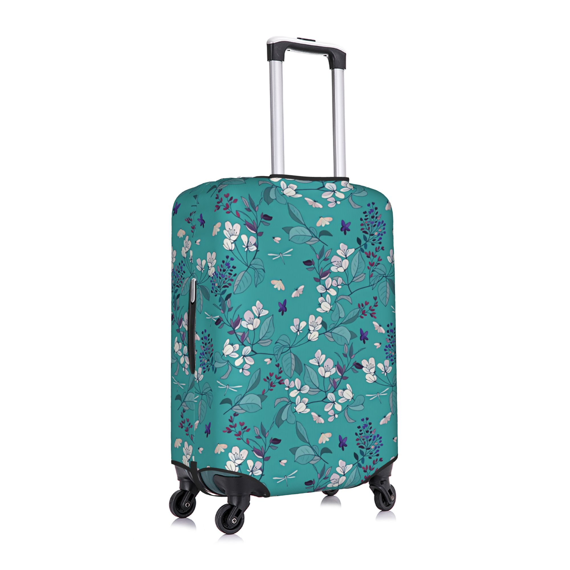 桜紫ライラック荷物カバー伸縮性のある白いリンゴの花旅行スーツ - Travel Accessories Apple のレビューと価格