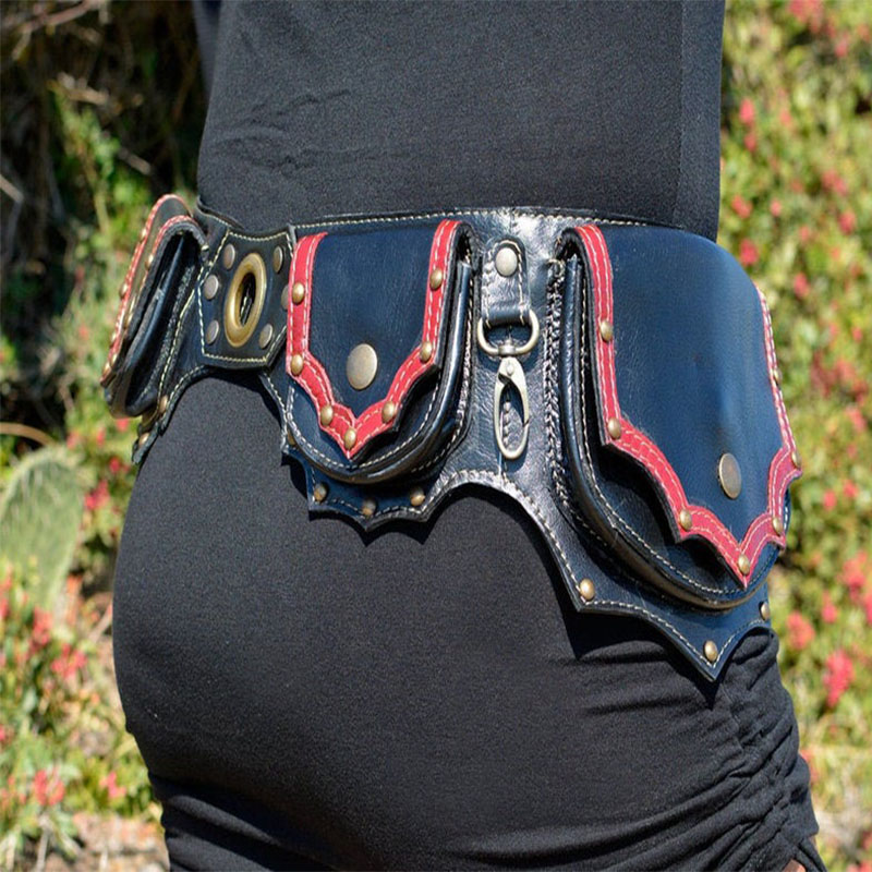 女性のための手作りの革のユーティリティベルト,ヒップベルト, - Travel Accessories Hip Belt のレビューと価格