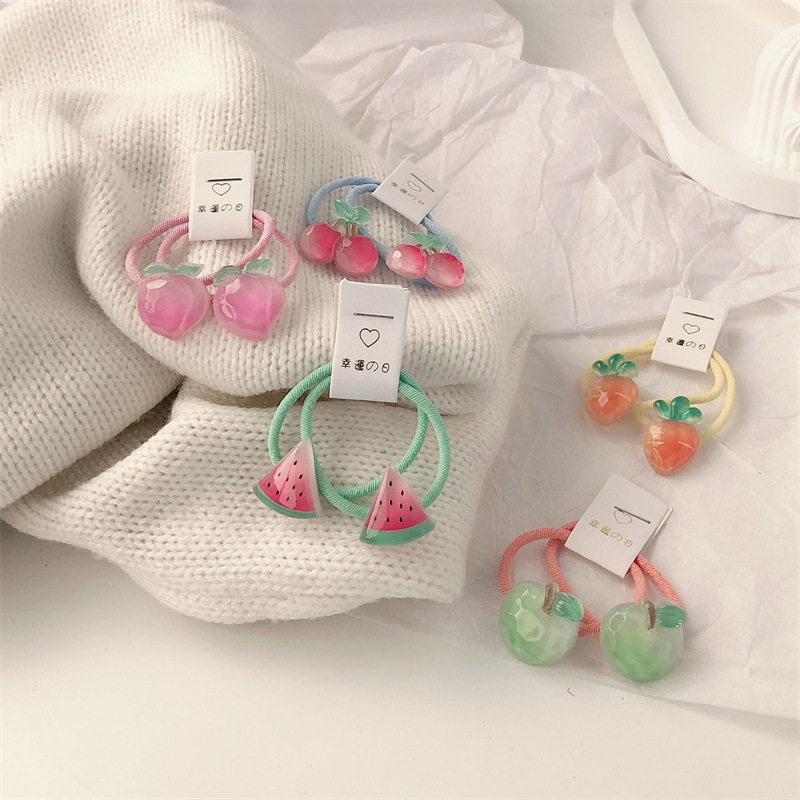キッズキャロットヘアタイ 5ペア 滑り止め弾性ヘアバンド 女 - Travel Accessories With Baby のレビューと価格