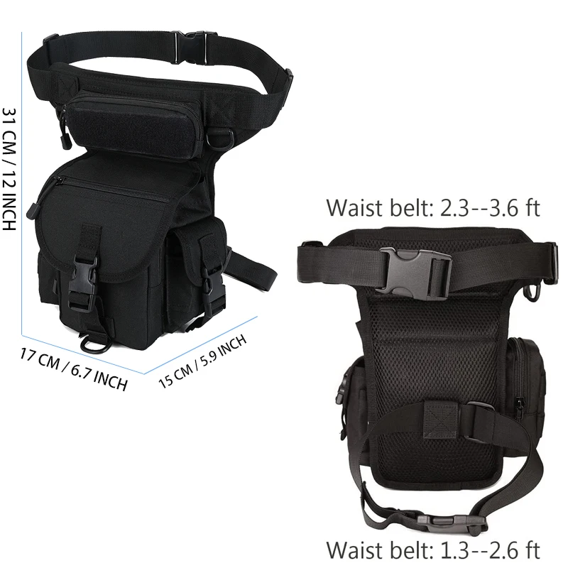 新しいメンズ防水レッグラップヒップドロップベルトウエストオッ - Travel Accessories Hip Belt のレビューと価格