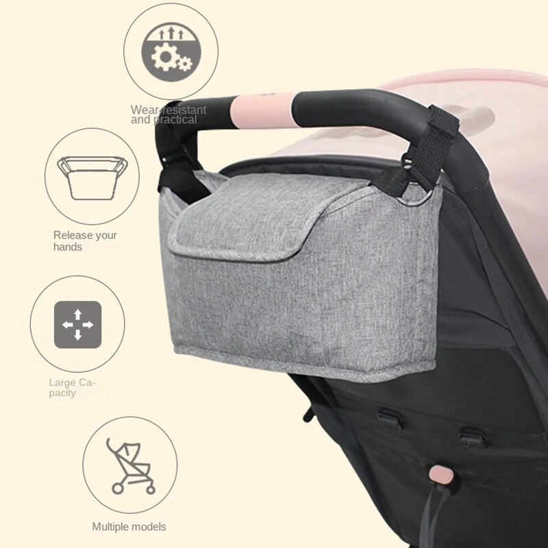 ベビーカー用大容量バッグ,ママ用おむつバッグ,ハンドル付き収 - Travel Accessories With Baby のレビューと価格