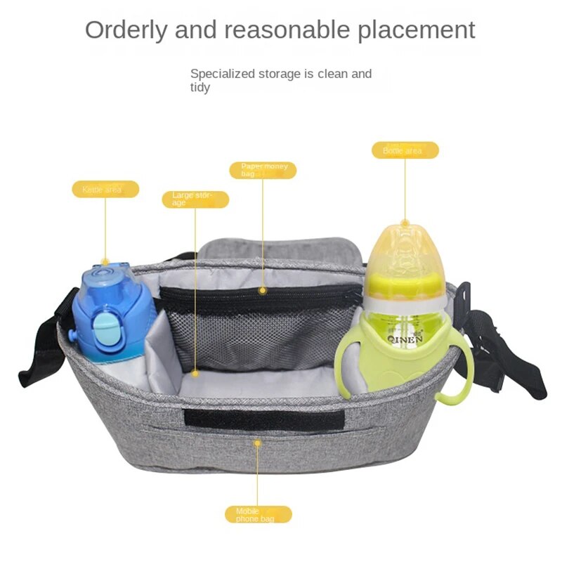 ベビーカー用大容量バッグ,ママ用おむつバッグ,ハンドル付き収 - Travel Accessories With Baby のレビューと価格