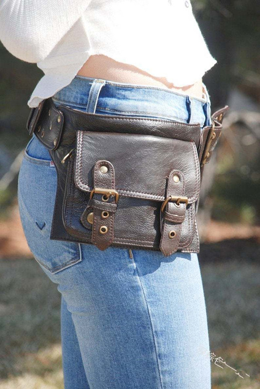女性のためのエレガントな革の冬のウエストバンド,ベルト,フェ - Travel Accessories Hip Belt のレビューと価格
