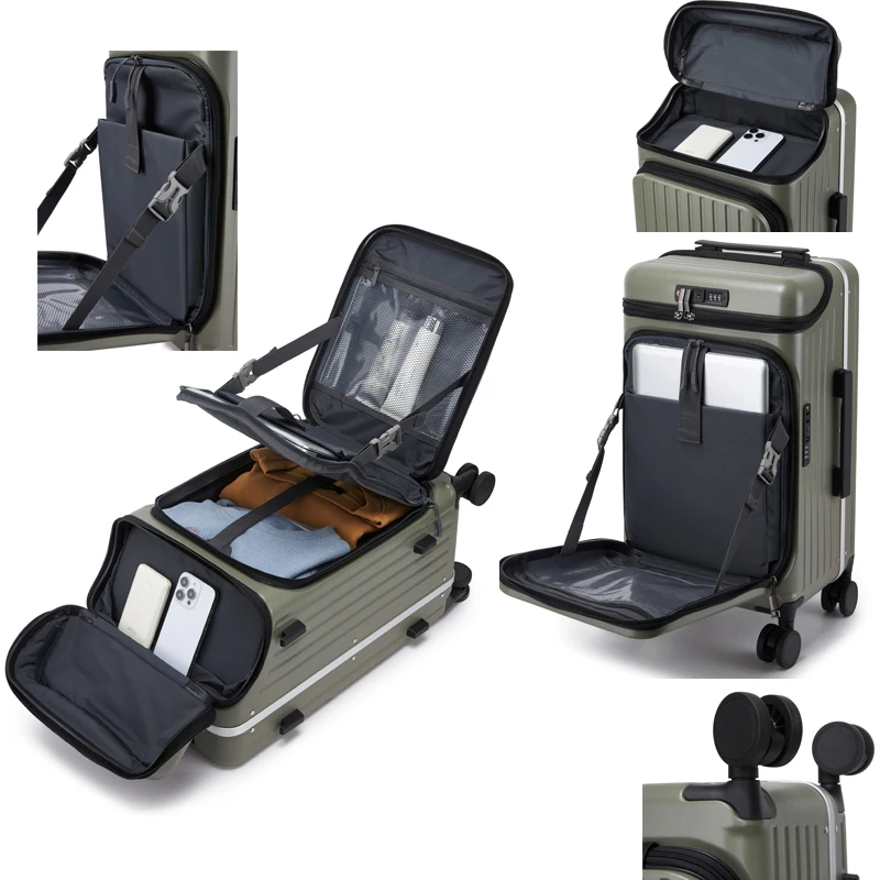 100% PCハードシェル製荷物ケース、フロント＆トップオー - Travel Lock Tsa Approved のレビューと価格