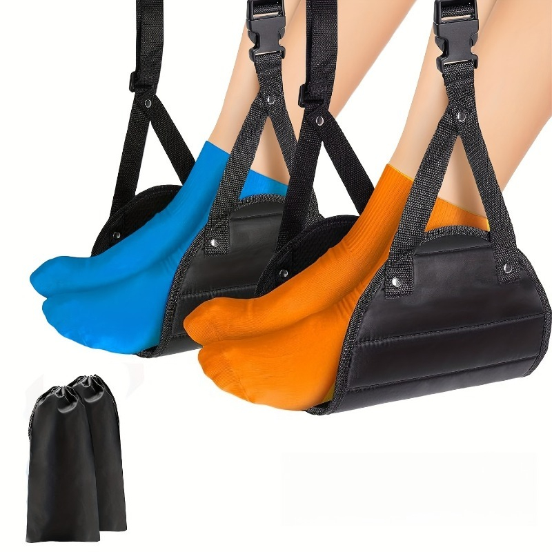 飛行機用フットハンモック、フットレスト、飛行機旅行用フットレ - Travel Accessories On Plane のレビューと価格