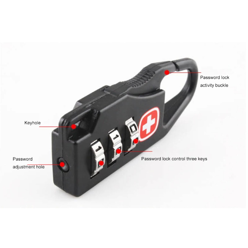 40-1 個ミニセキュリティ税関ロックコンビネーションコード - Travel Lock Tsa Approved のレビューと価格
