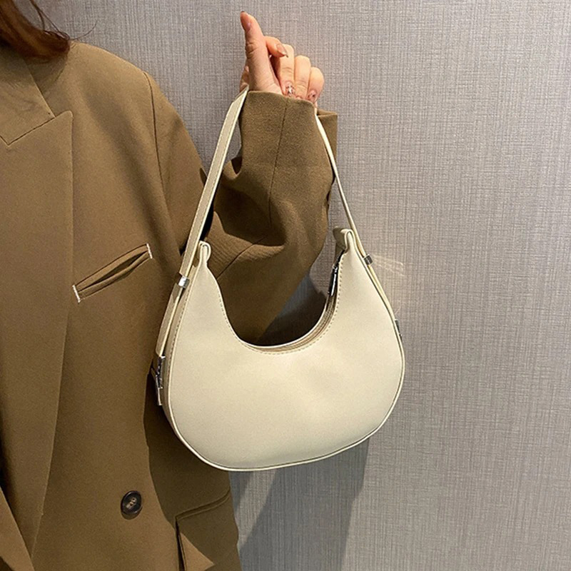 女性用脇の下バッグ 高級PUレザーショルダーバッグ 小さなク - Travel Accessories Luxury のレビューと価格