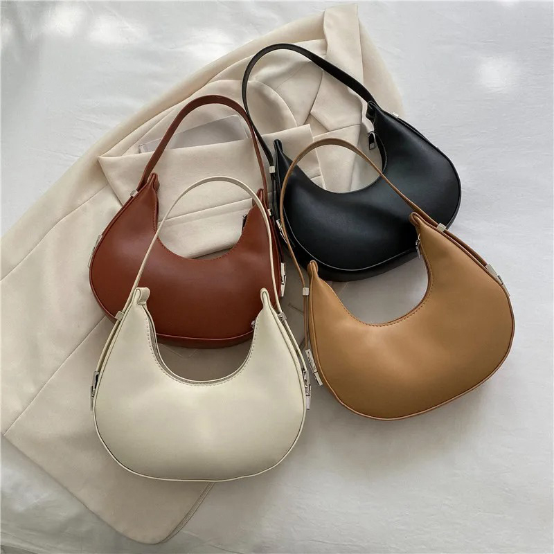 女性用脇の下バッグ 高級PUレザーショルダーバッグ 小さなク - Travel Accessories Luxury のレビューと価格