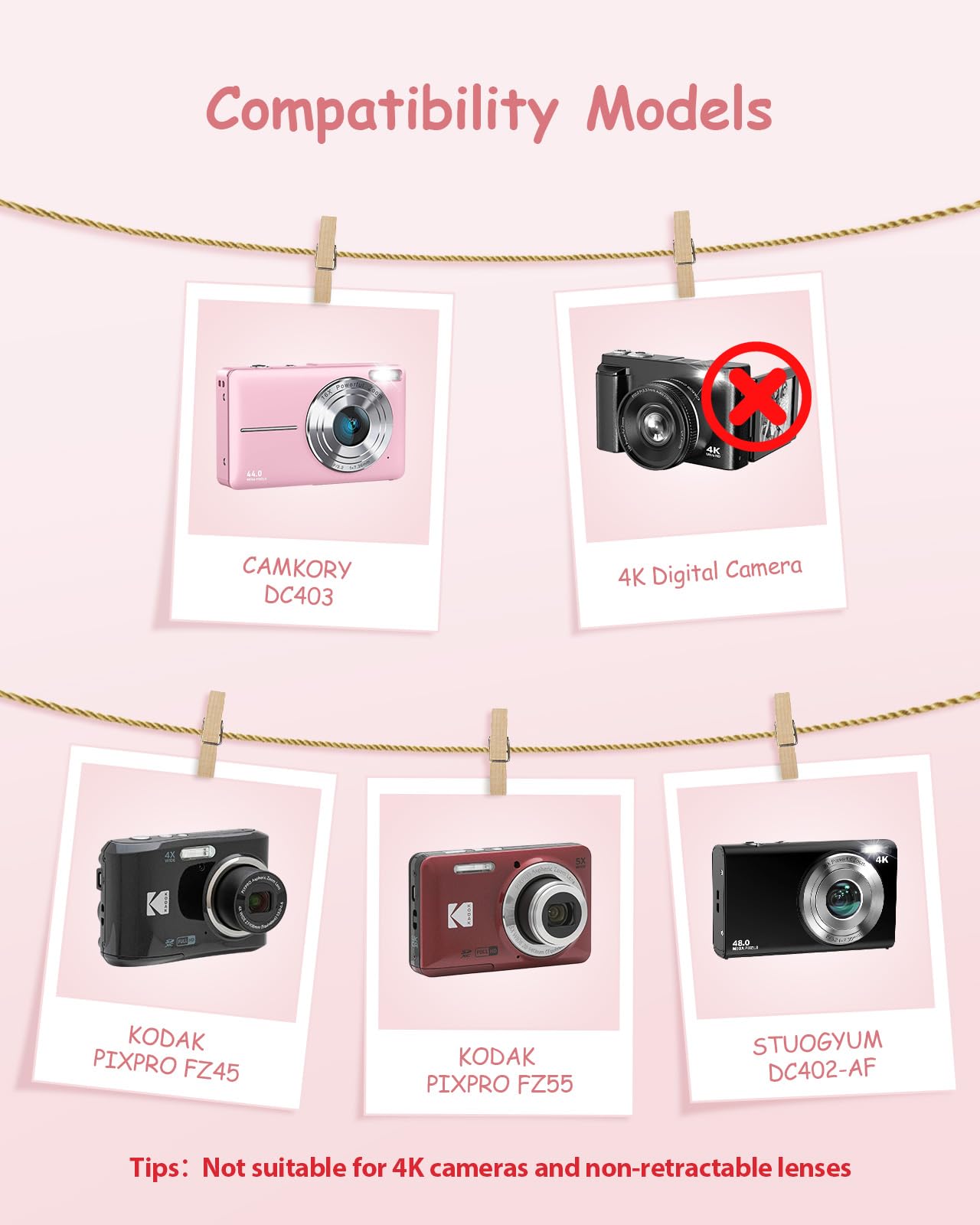 デジタルカメラ用カメラケース、サムスン/キヤノン/ソニー/ニ - Travel Accessories Pink のレビューと価格