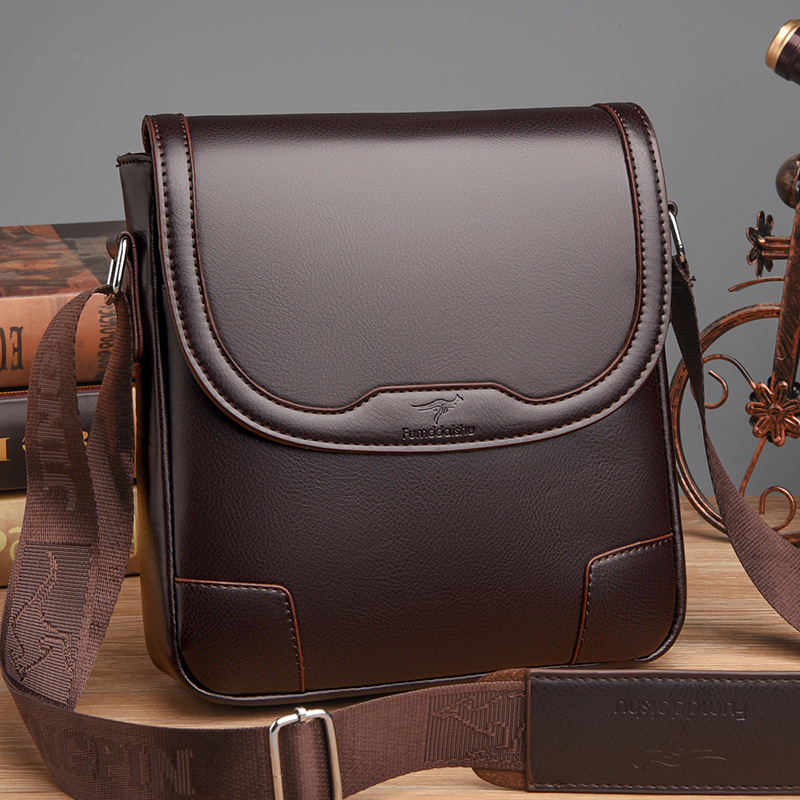 高級ブランドのメンズレザーショルダーバッグ防水ビジネスハンド - Travel Accessories Luxury のレビューと価格