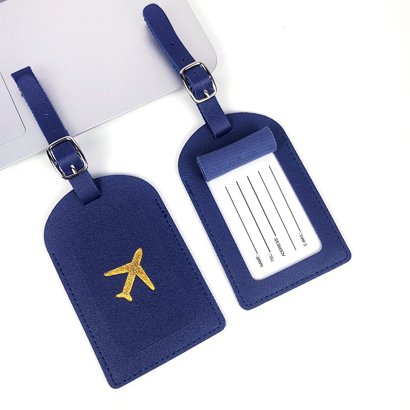 署名付きラゲッジタグ,PUレザーラベル,キャンディーカラー - Travel Accessories On Plane のレビューと価格