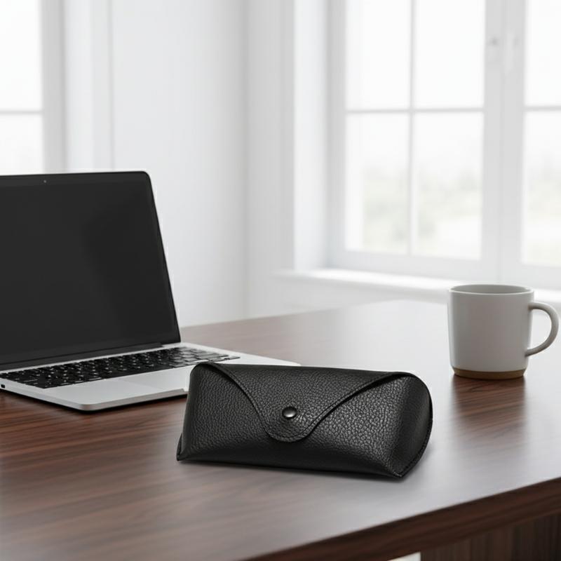 PUレザーサングラスケース コンパクトで柔らかいメガネポーチ - Travel Accessories Pouch For Men のレビューと価格