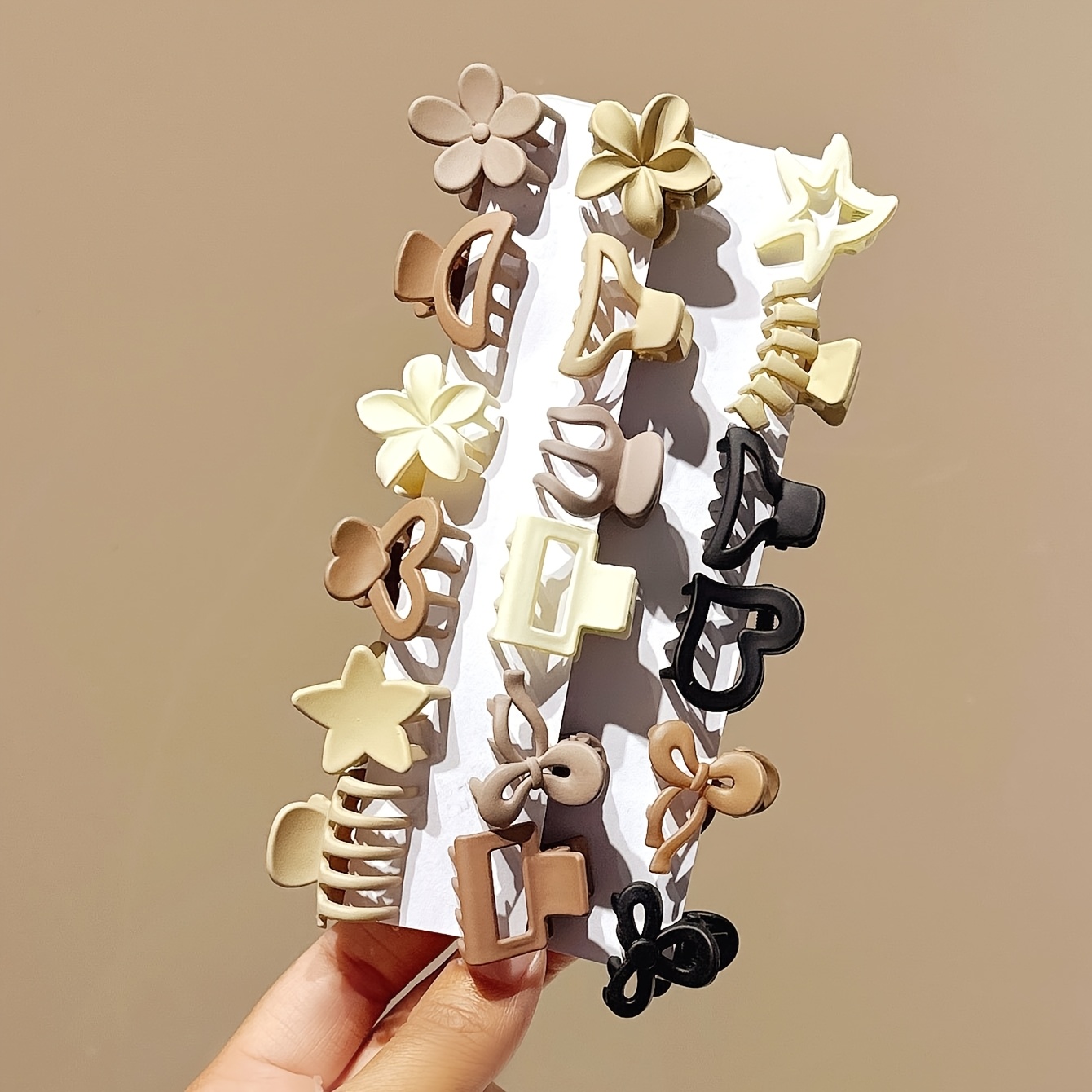 5/10/20/30個入りベージュミックスパック小さなクリッ - Travel Accessories For 10 Year Old Girl のレビューと価格