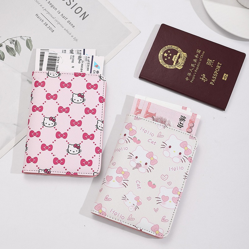 ハローキティ 女性用パスポートカバー PUレザー 多機能クレ - Travel Accessories Kmart のレビューと価格